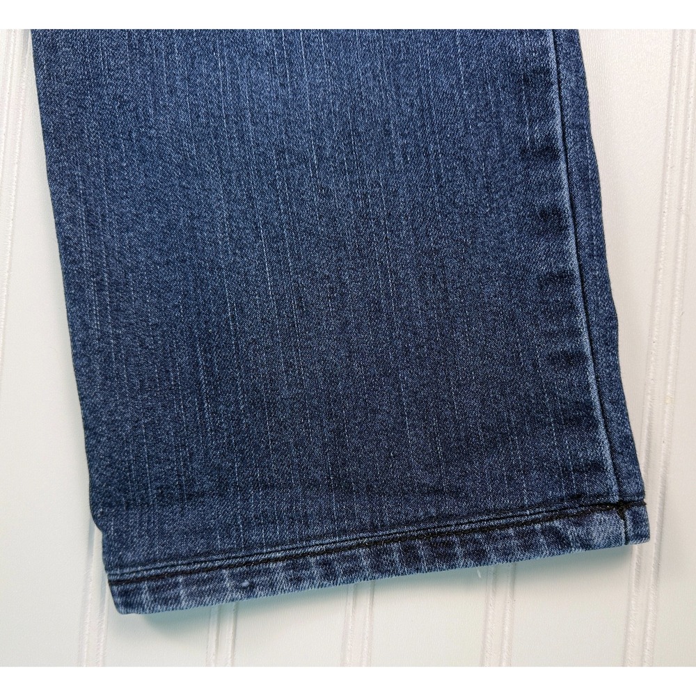 Chico's Jeans Womens Size 1.5 Regular Straight Leg Dark Wash Stretch Denim - Picture 13 of 16